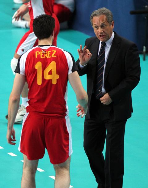 In veste di allenatore della Spagna, durante il campionato mondiale del 2010 (Ap)